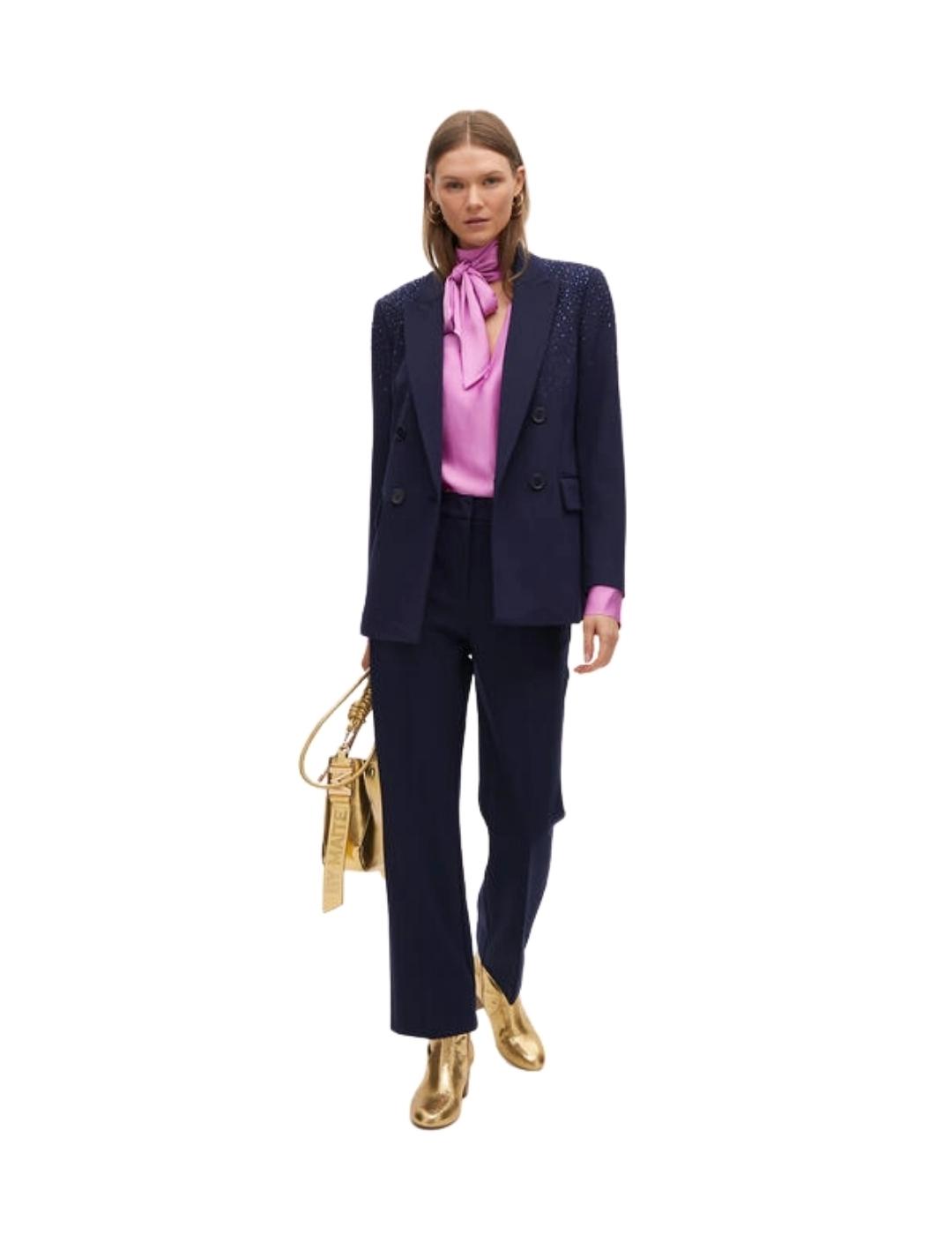 Lola Casademunt Americana De Punto Detalle Strass