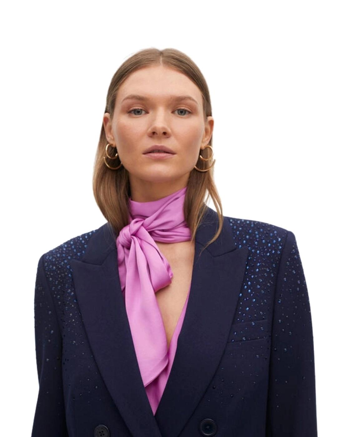 Lola Casademunt Americana De Punto Detalle Strass