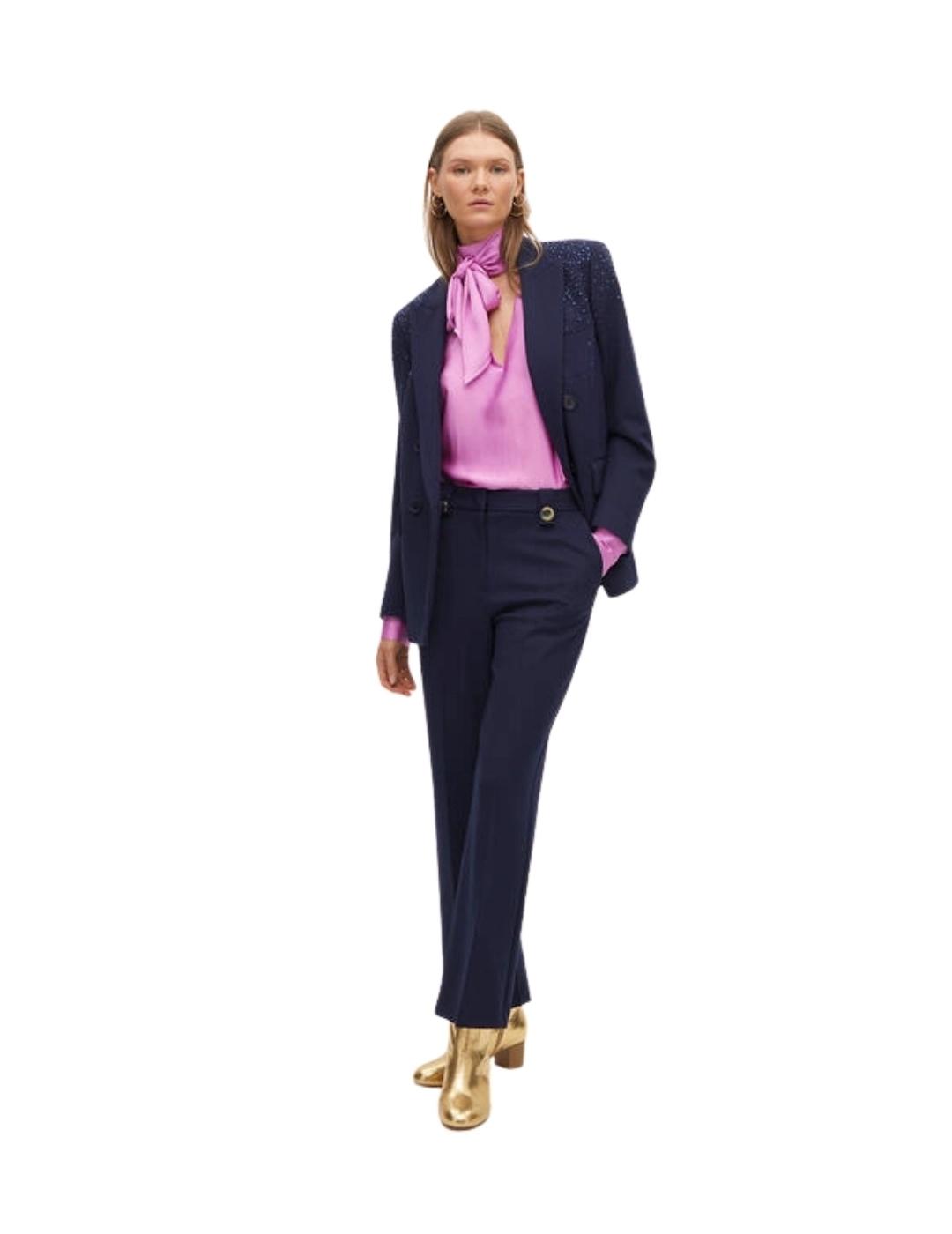 Lola Casademunt Americana De Punto Detalle Strass