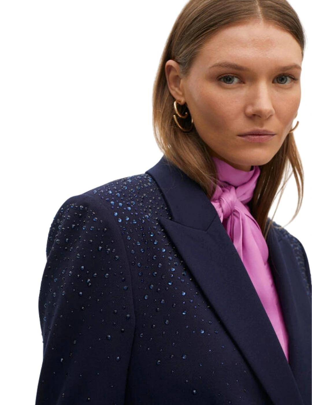 Lola Casademunt Americana De Punto Detalle Strass