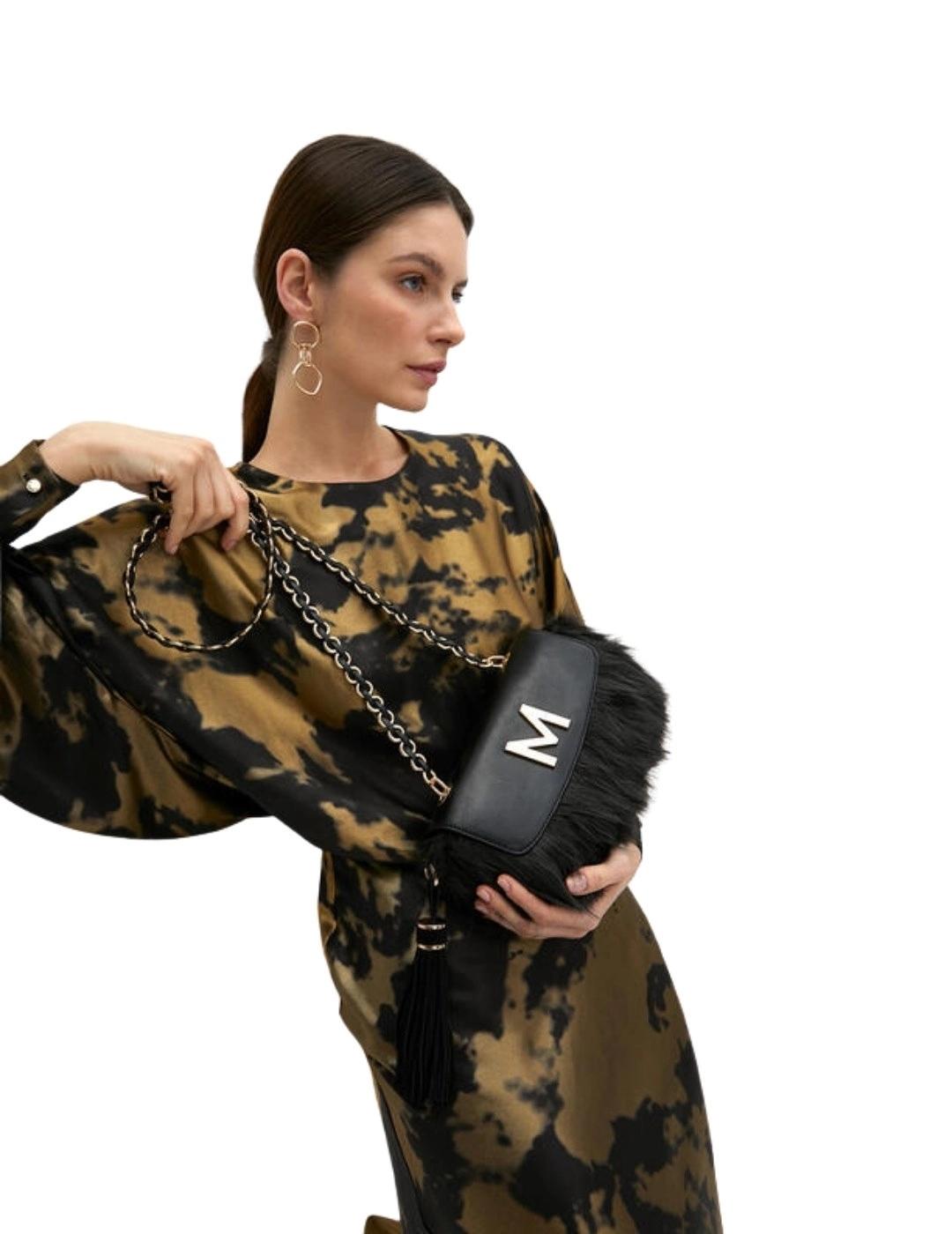 Lola Casademunt Bandolera Pelo Con Solapa Efecto P