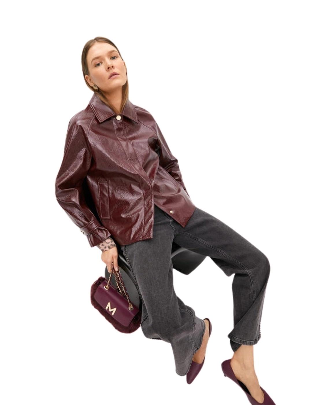 Lola Casademunt Bandolera Pelo Con Solapa Efecto P