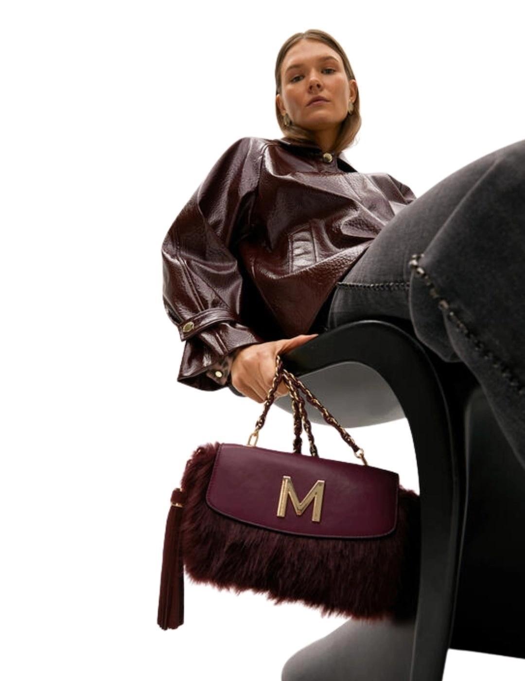 Lola Casademunt Bandolera Pelo Con Solapa Efecto P