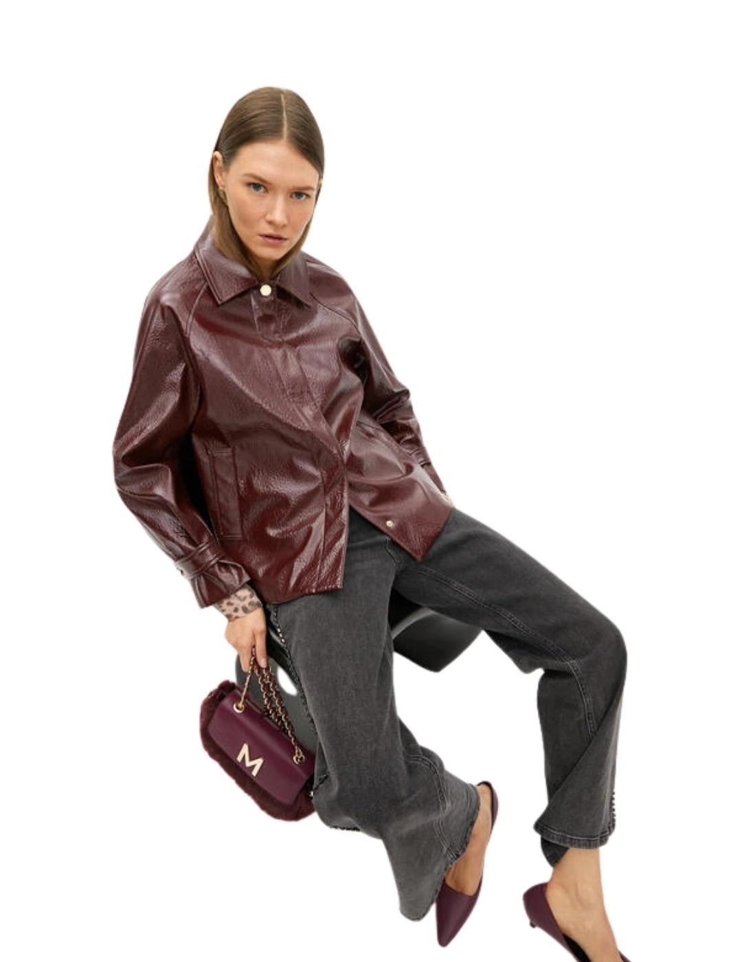 Lola Casademunt Bandolera Pelo Con Solapa Efecto P