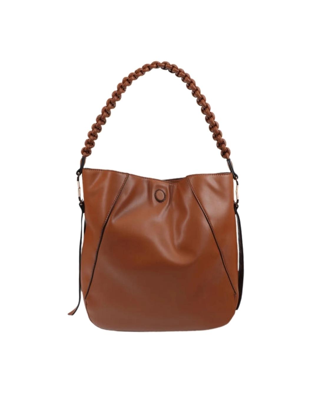 Lola Casademunt Shopper Asa Trenzada Efecto Piel