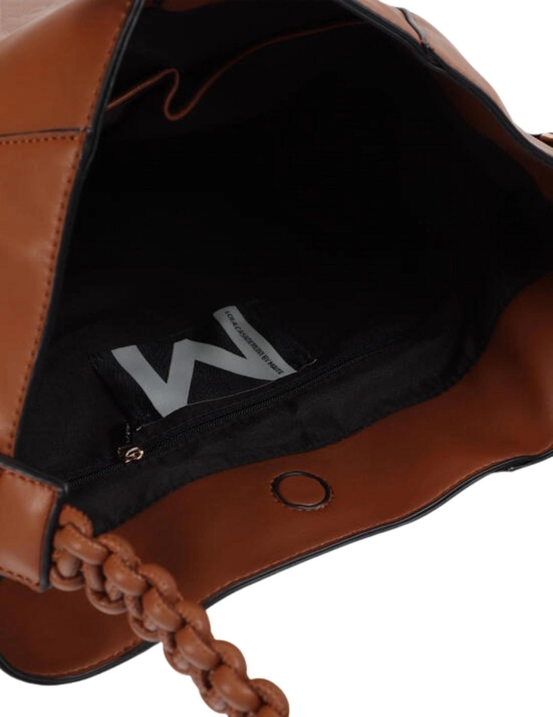 Lola Casademunt Shopper Asa Trenzada Efecto Piel