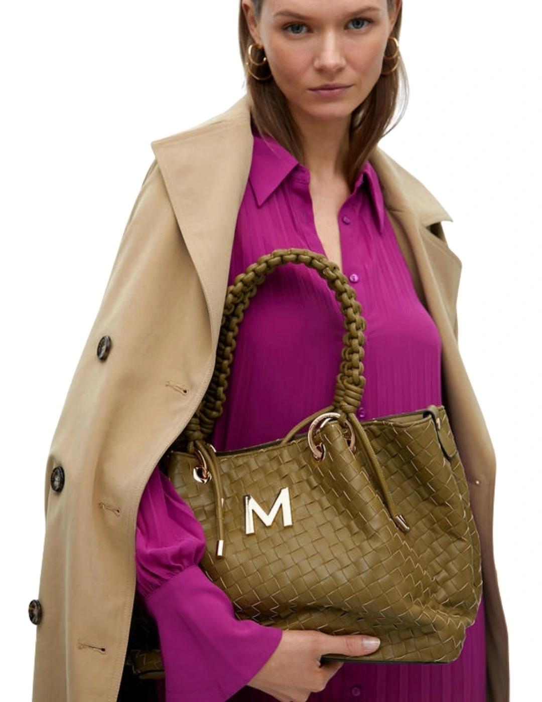 Lola Casademunt Shopper Material Trenzado Efecto P