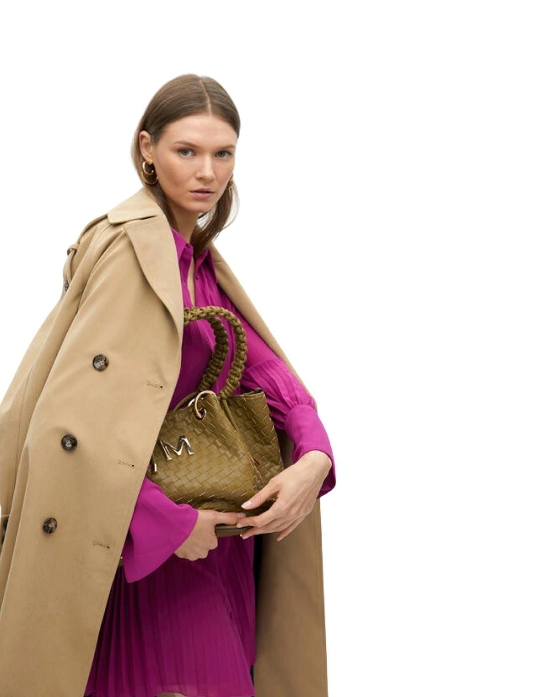 Lola Casademunt Shopper Material Trenzado Efecto P