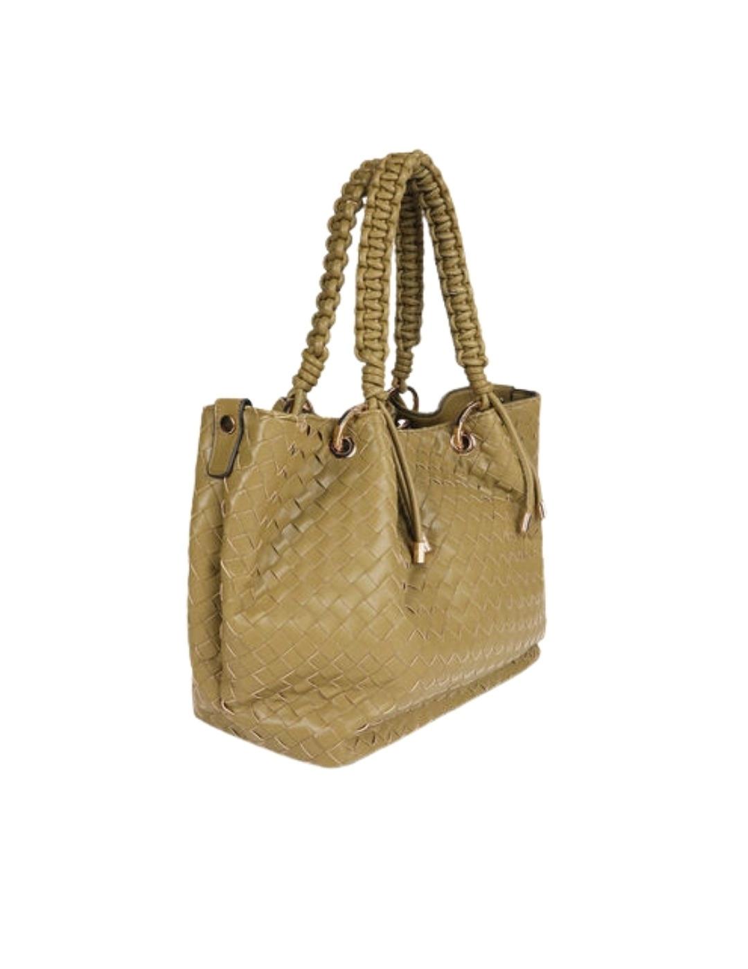 Lola Casademunt Shopper Material Trenzado Efecto P