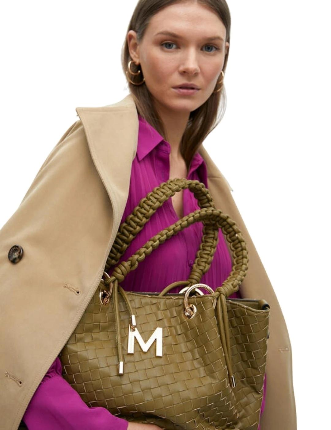 Lola Casademunt Shopper Material Trenzado Efecto P