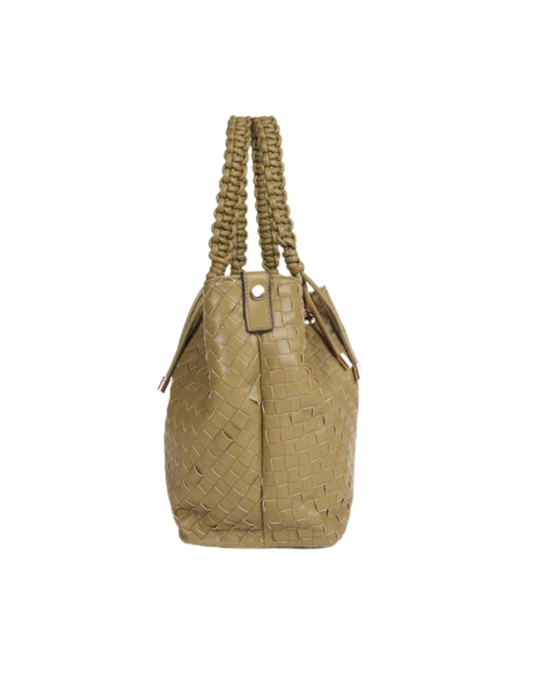 Lola Casademunt Shopper Material Trenzado Efecto P