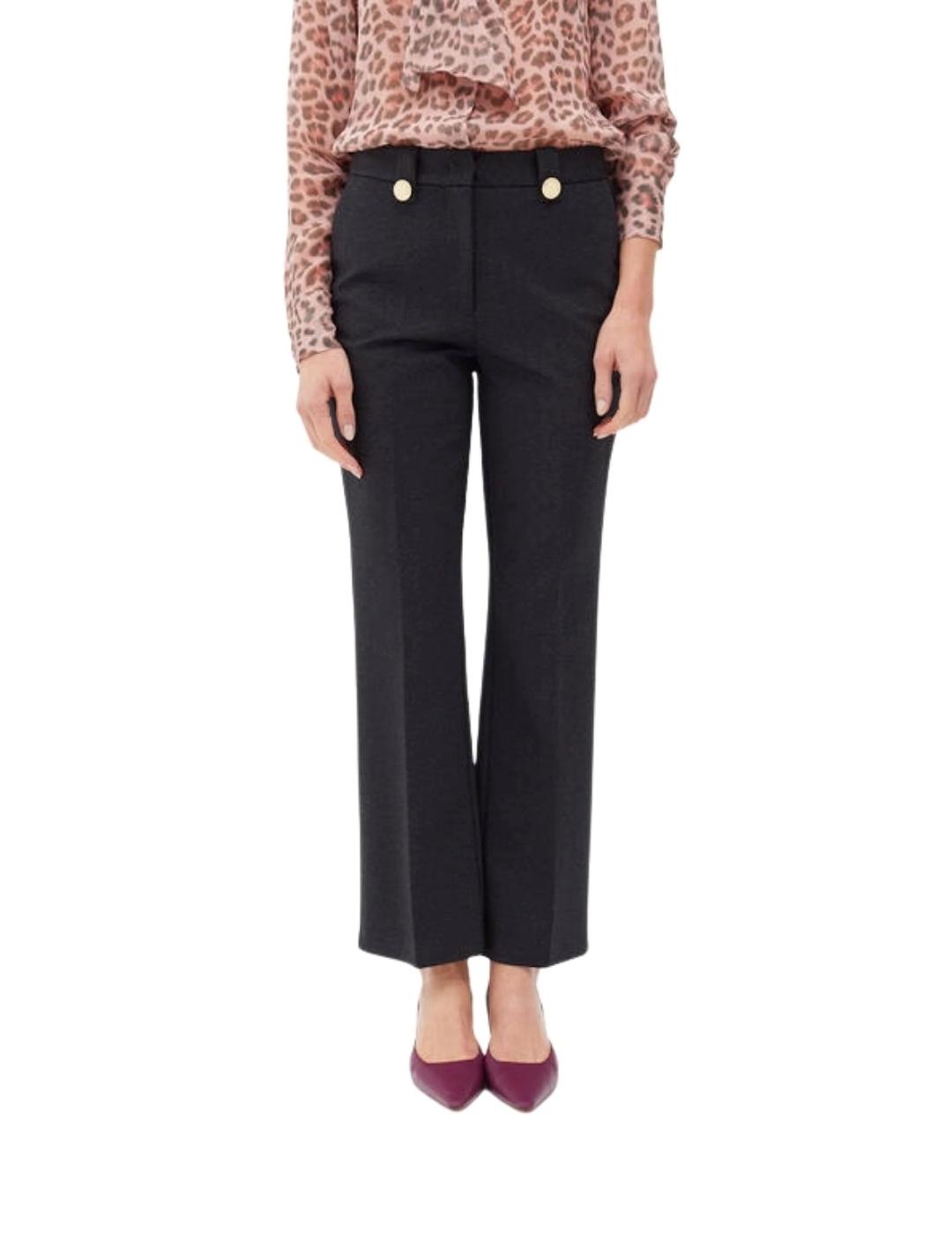 Lola Casademunt Pantalón de punto con botones Gris