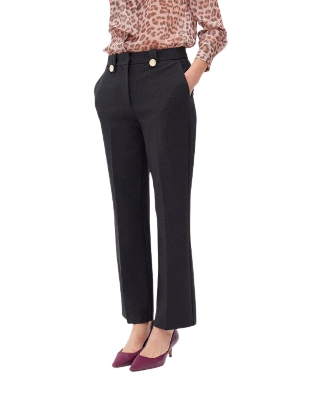 Lola Casademunt Pantalón de punto con botones Gris