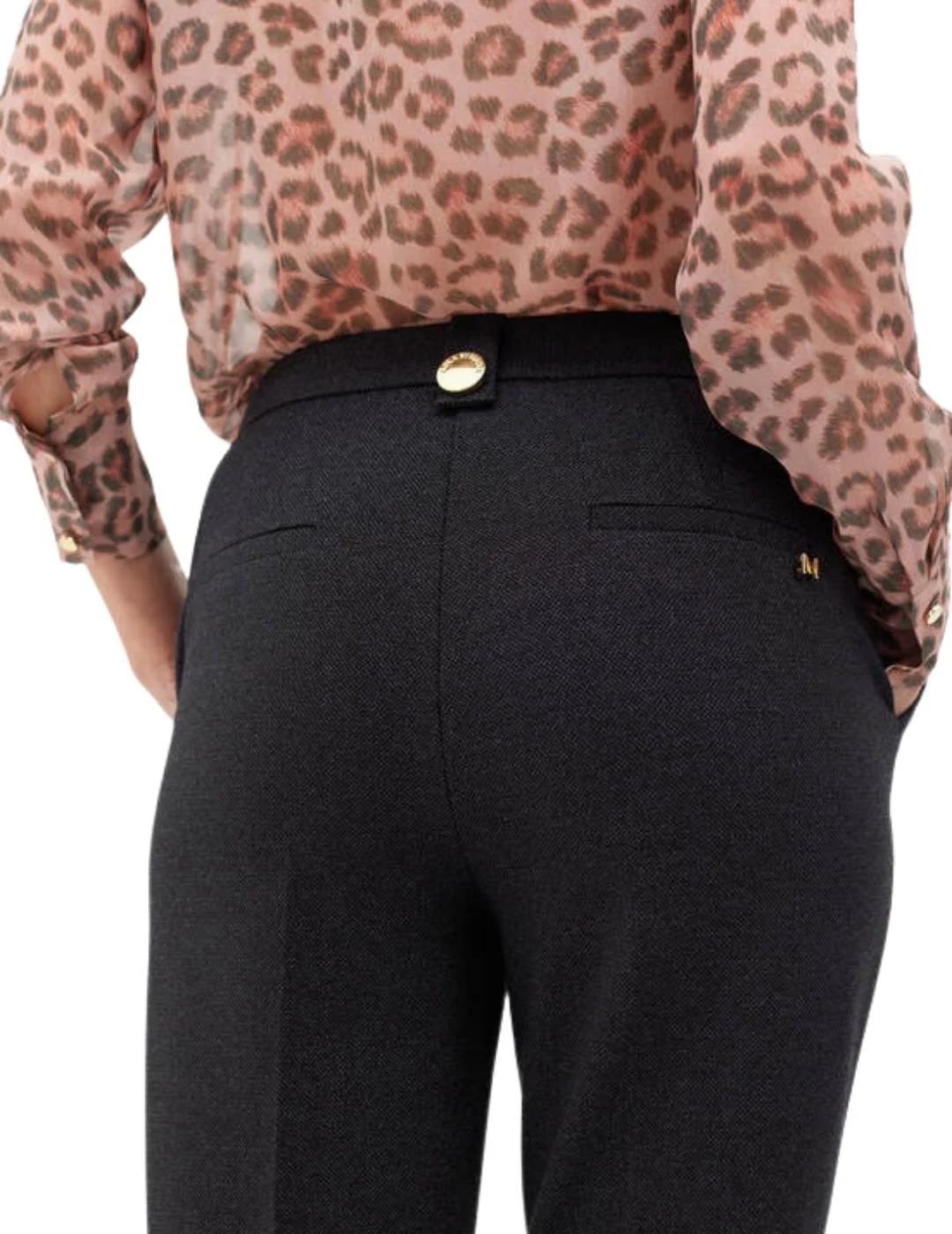 Lola Casademunt Pantalón de punto con botones Gris