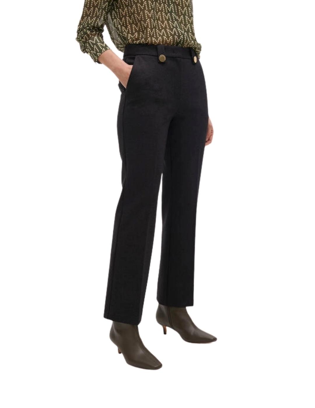 Lola Casademunt Pantalón de punto con botones Gris