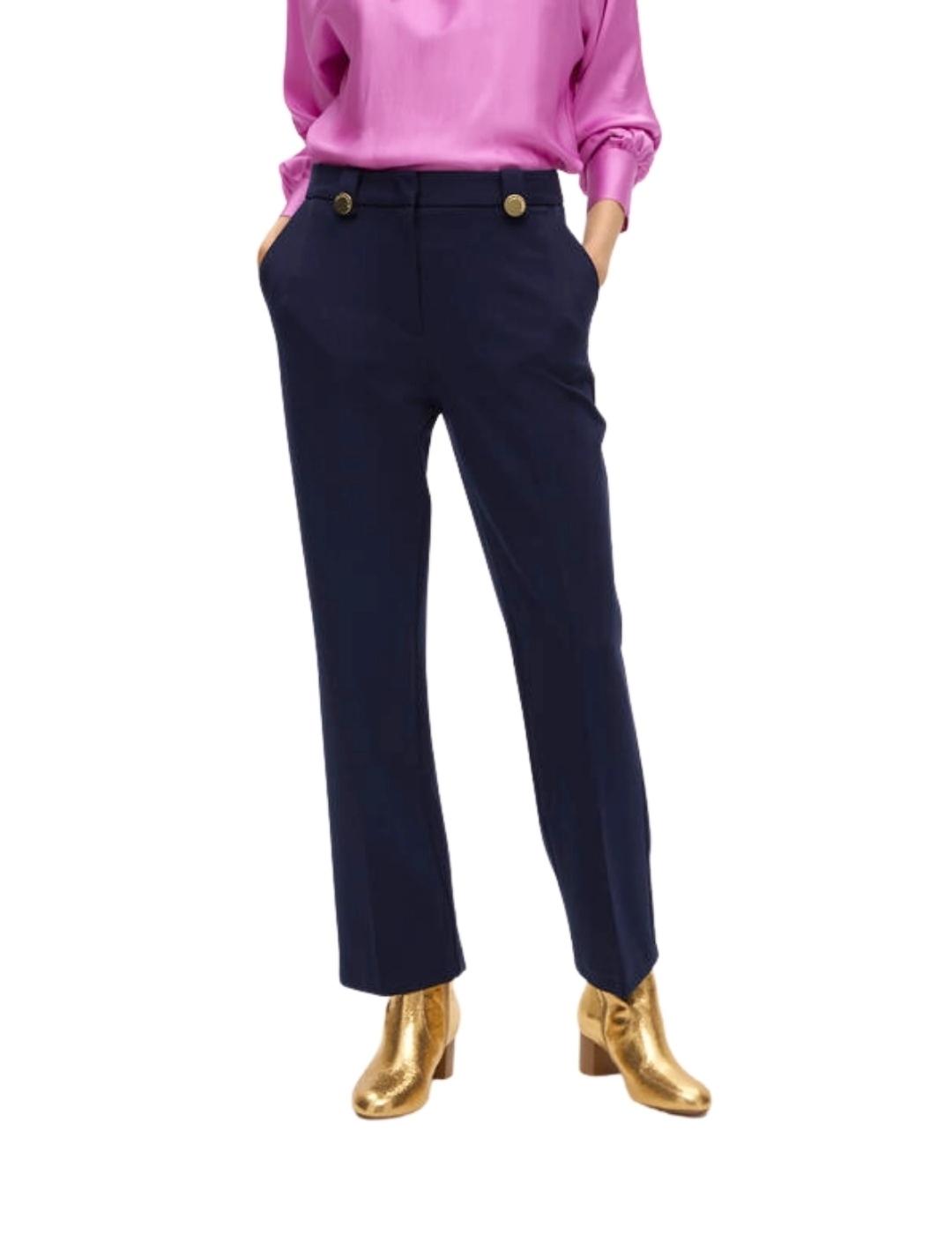 Lola Casademunt Pantalón de punto con botones Gris