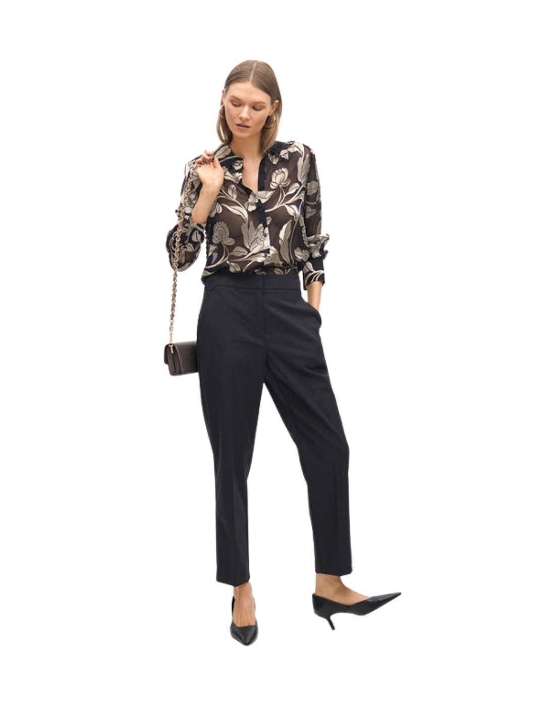 Lola Casademunt Pantalón Chino con detalle cintura