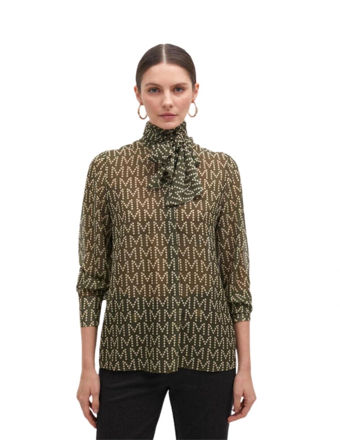 Lola Casademunt Camisa Logotipada con Lazada