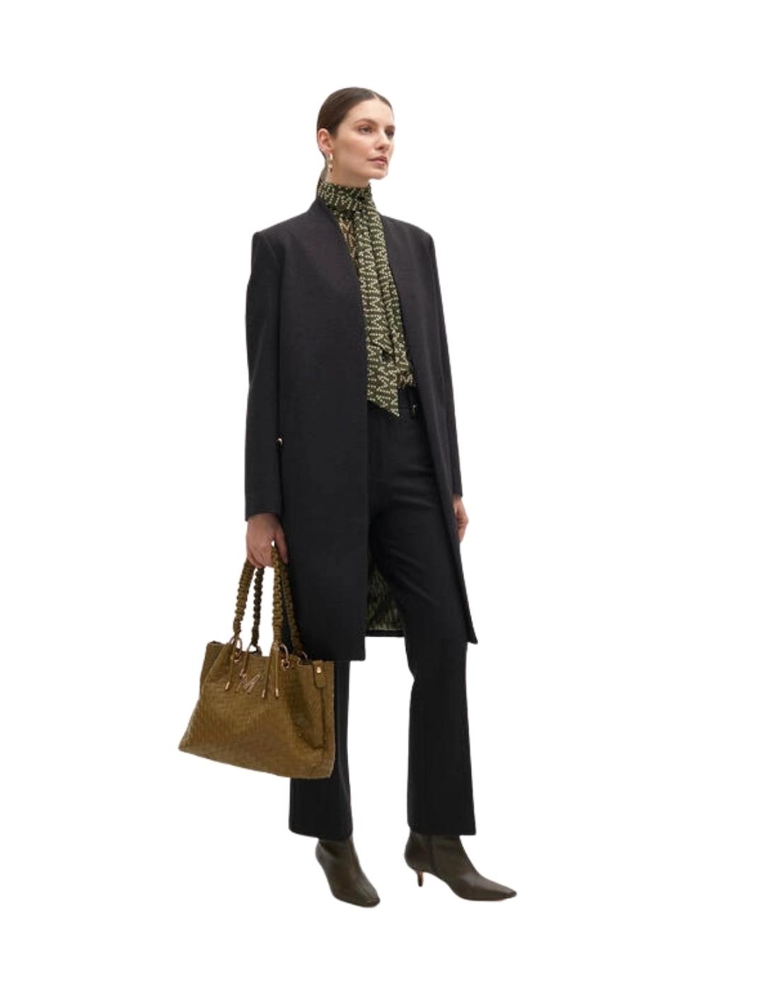 Lola Casademunt Camisa Logotipada con Lazada Verde