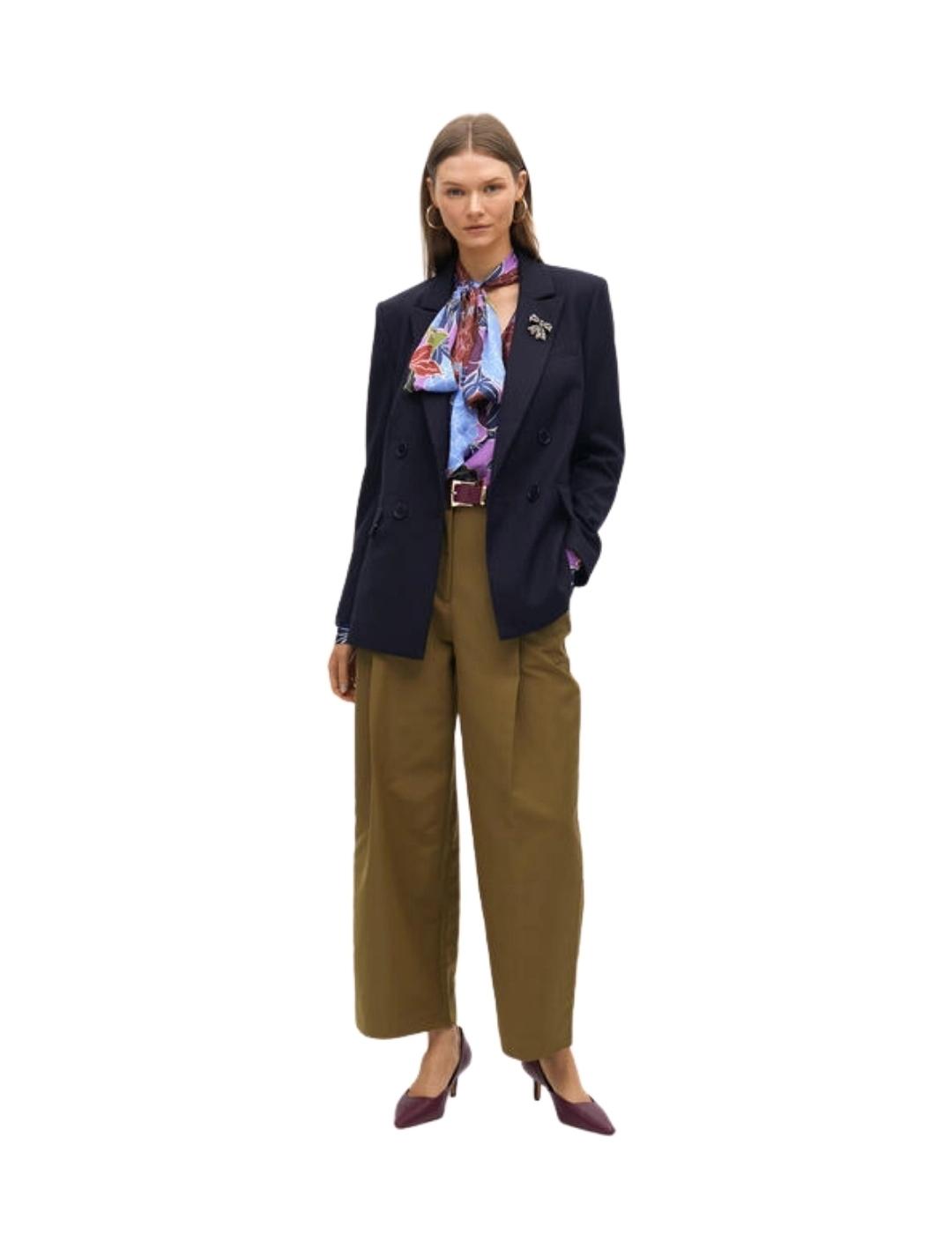 Lola Casademunt Blusa con Lazada Lila Multicolor