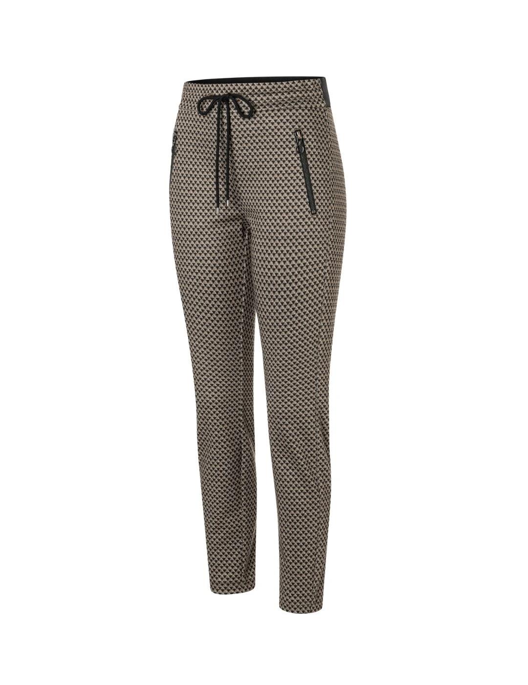 Mac Pantalones Easy Smart Smart Terra Printed