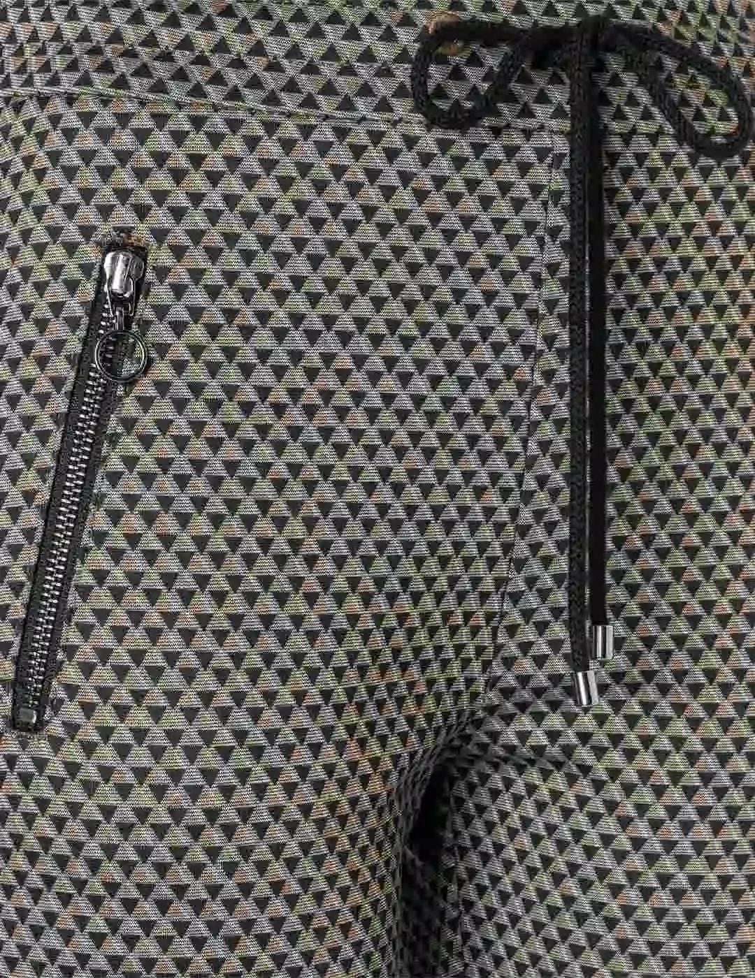 Mac Pantalones Easy Smart Smart Terra Printed