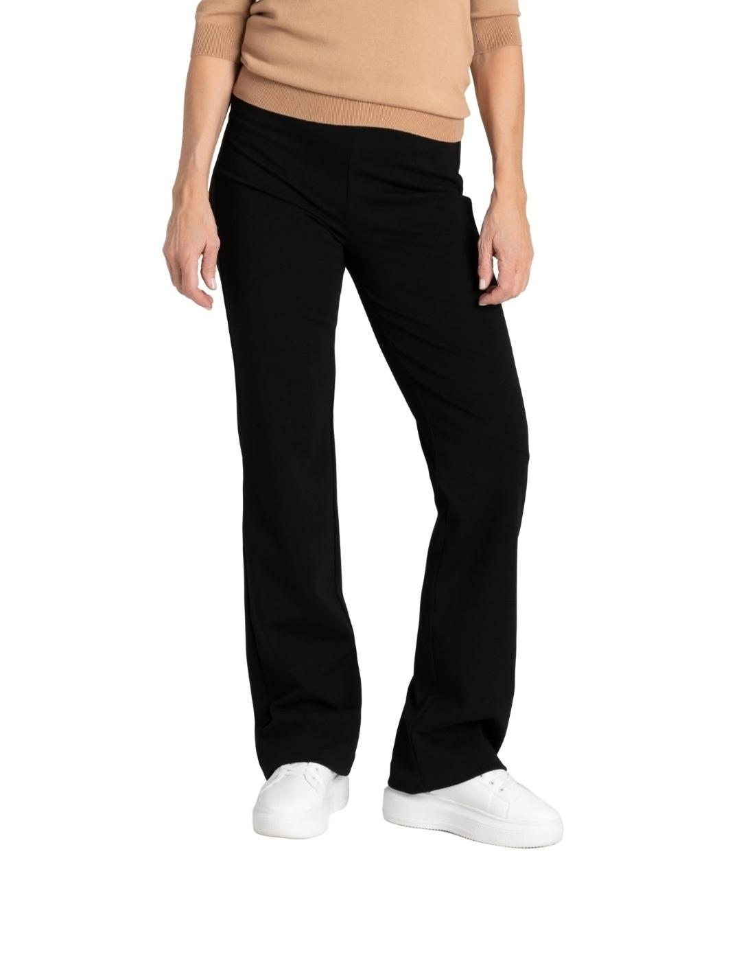 Mac Pantalones Flare Black