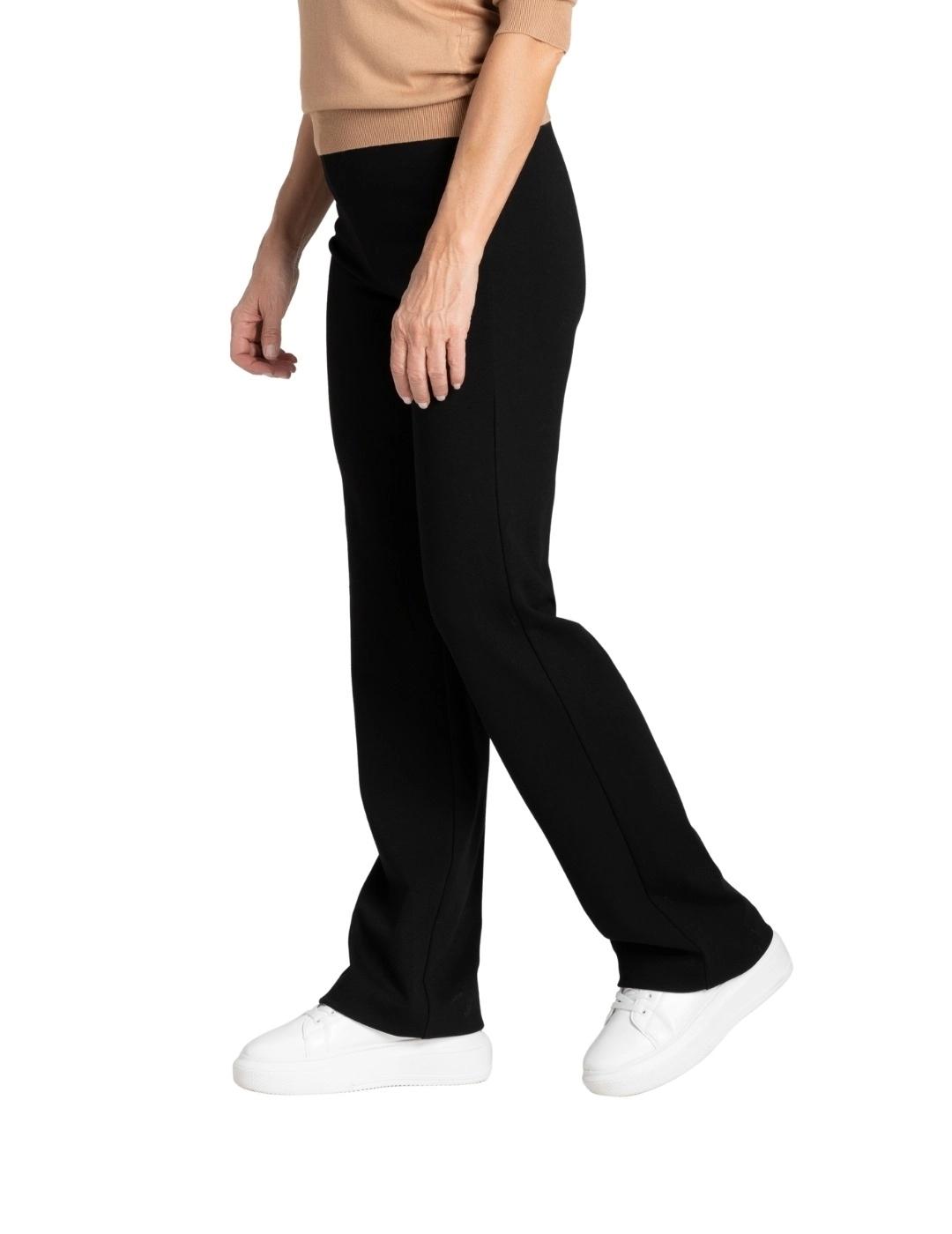 Mac Pantalones Flare Black