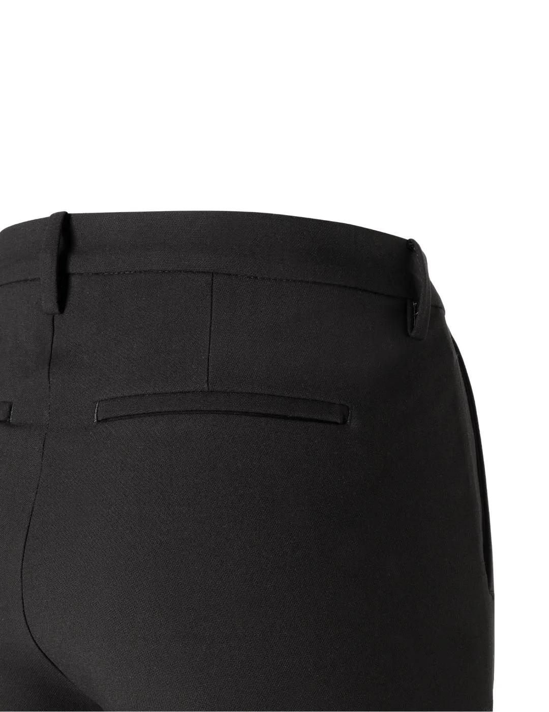 Mac Pantalones Chino Turn Up Black