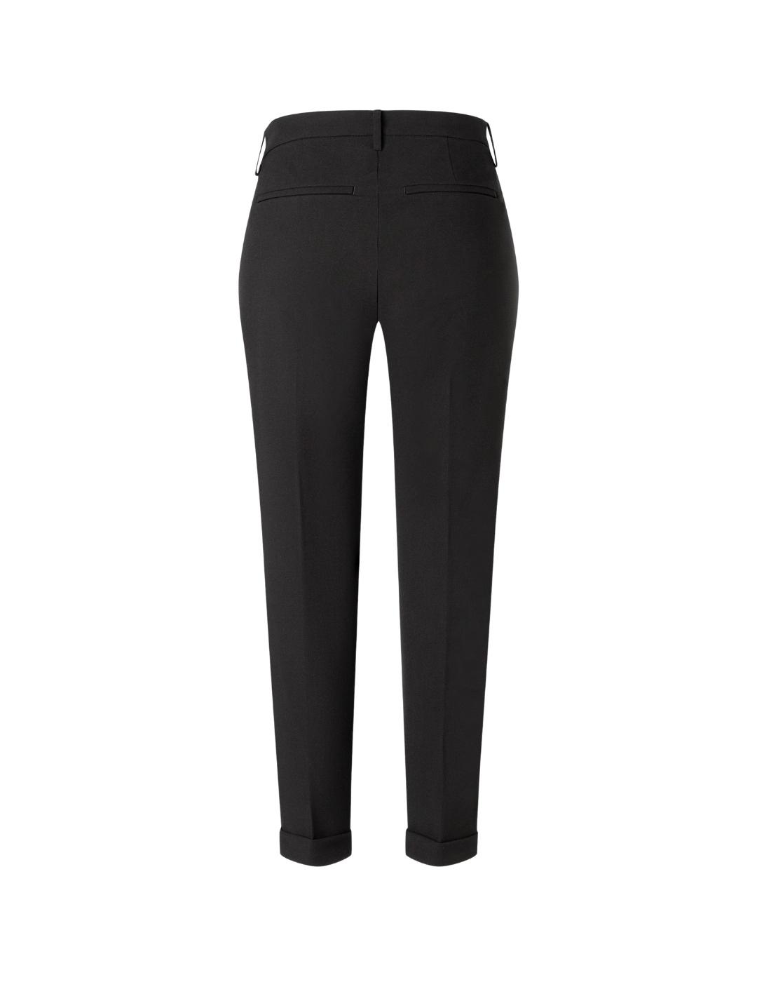 Mac Pantalones Chino Turn Up Black