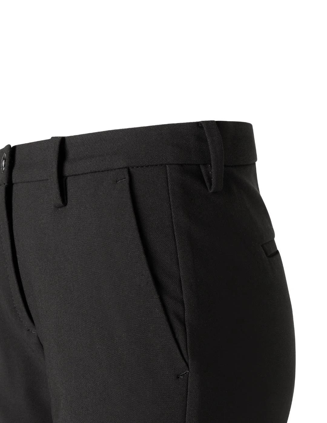 Mac Pantalones Chino Turn Up Black