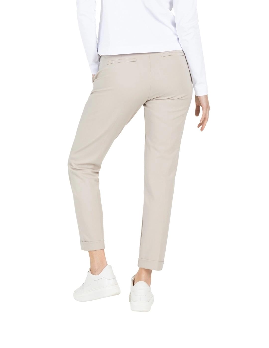 Mac Pantalones Chino Turn Up Champagne