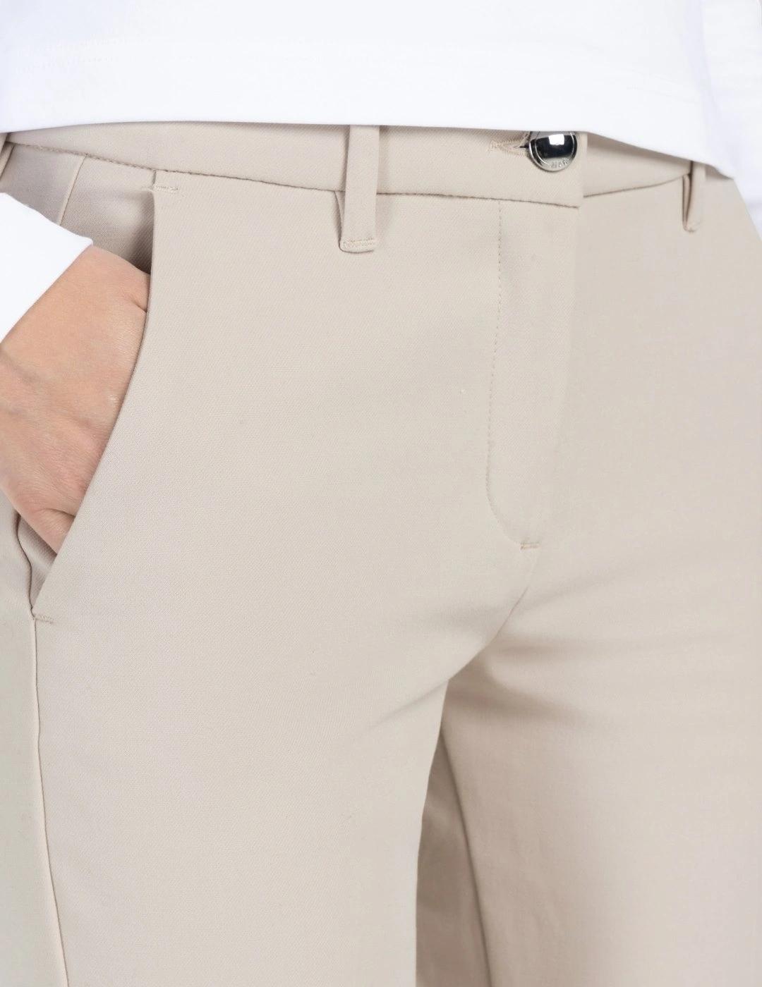 Mac Pantalones Chino Turn Up Champagne