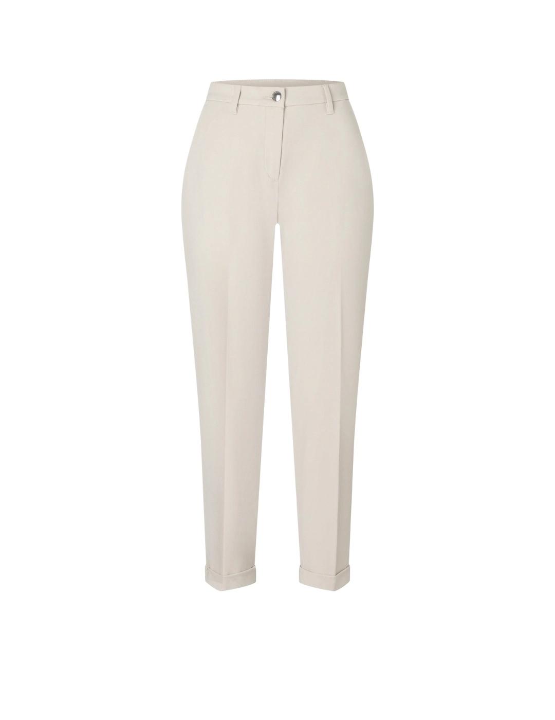 Mac Pantalones Chino Turn Up Champagne