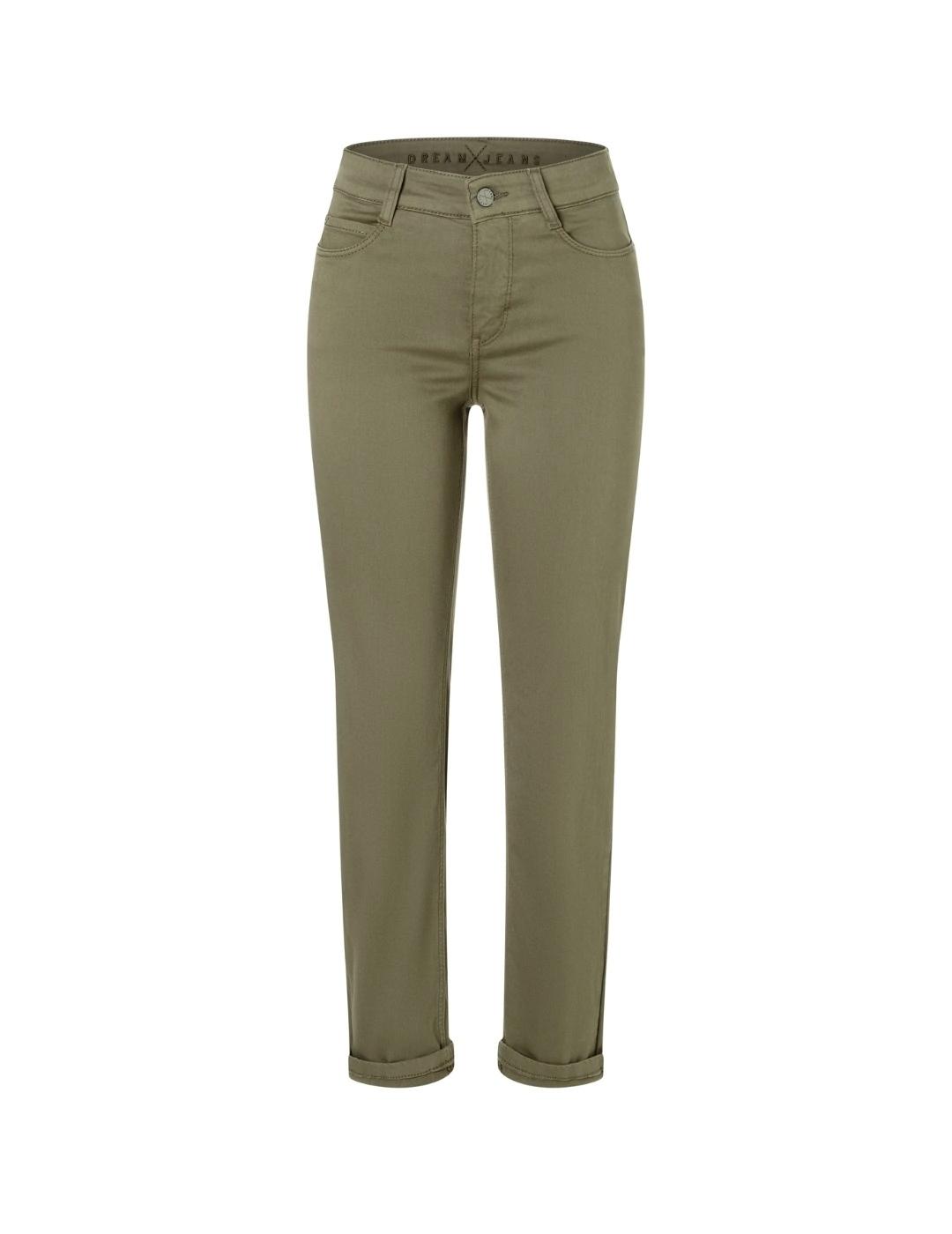 Mac Pantalones Dream Cropped Cropped Olive Night P