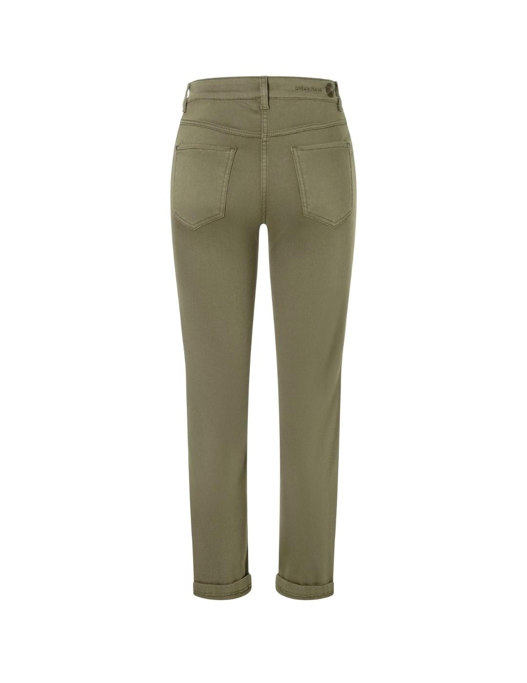 Mac Pantalones Dream Cropped Olive Night