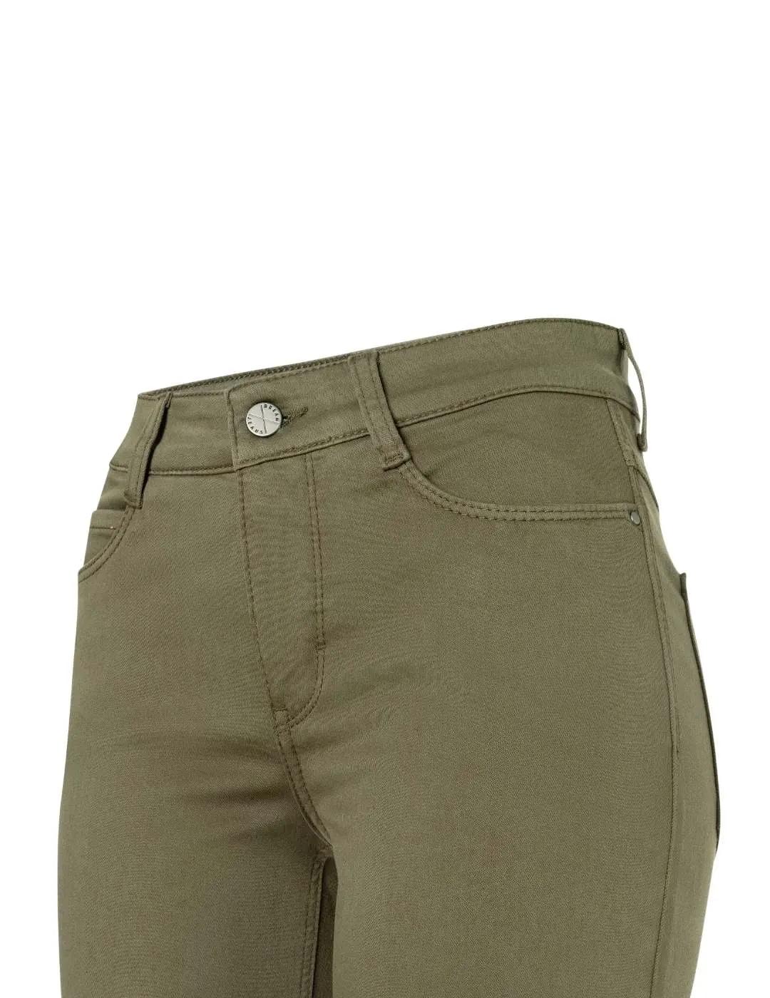 Mac Pantalones Dream Cropped Olive Night