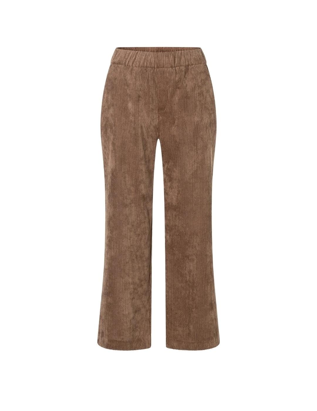 Mac Pantalones Chiara Cropped Light Tree Bark