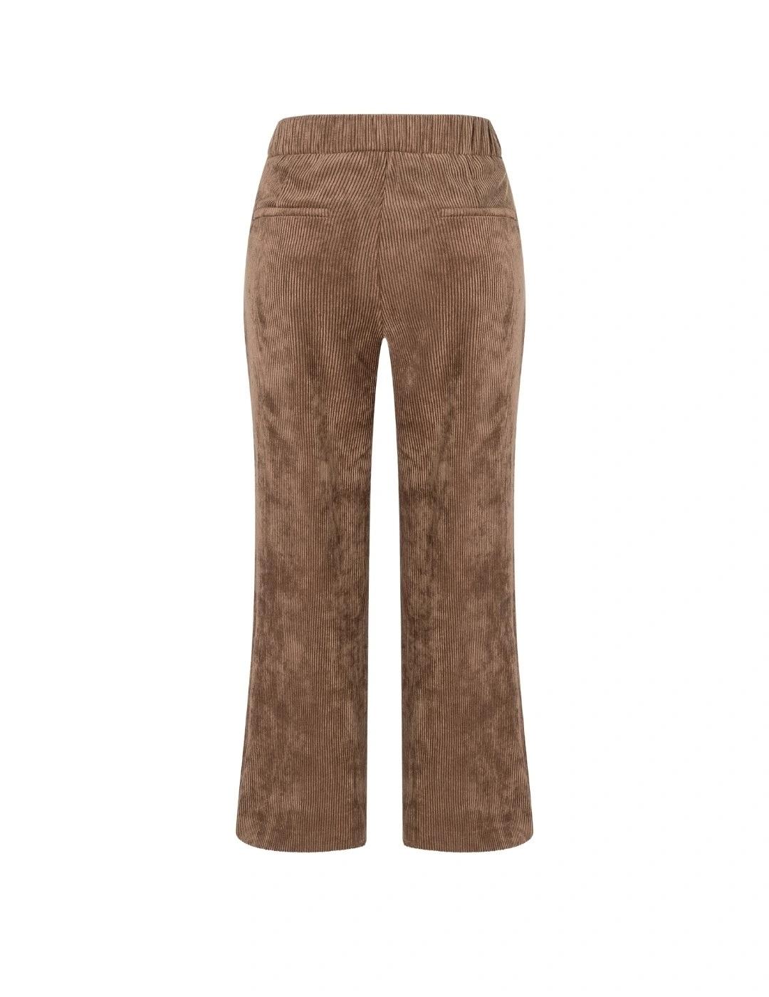 Mac Pantalones Chiara Cropped Light Tree Bark