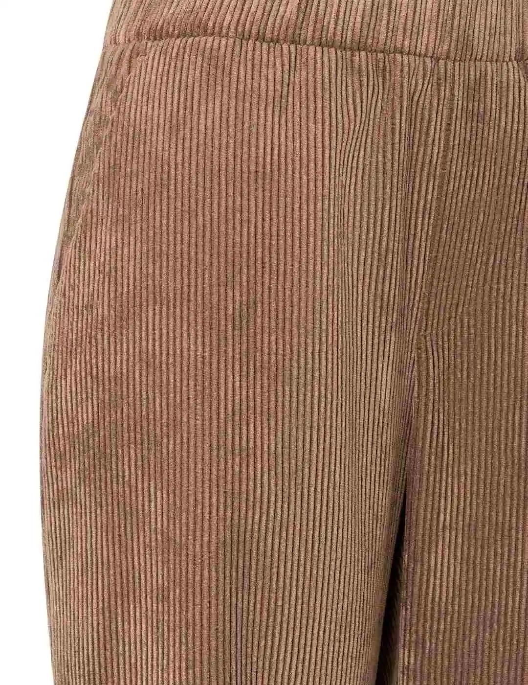 Mac Pantalones Chiara Cropped Light Tree Bark
