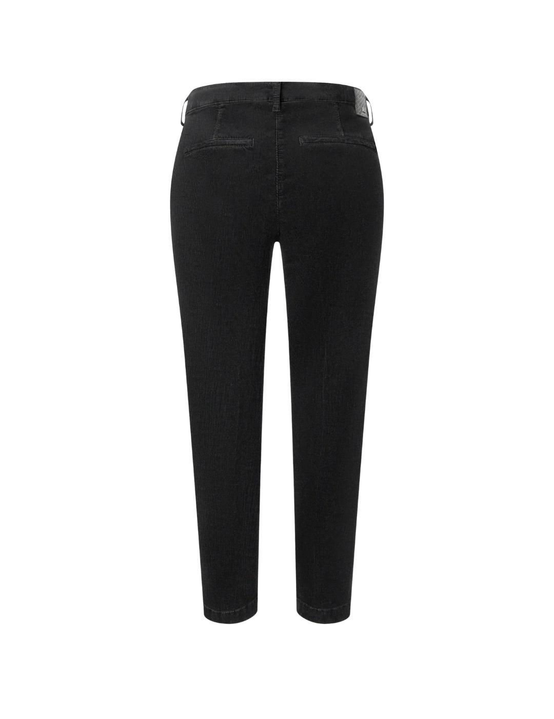 Mac Pantalones Chino Turn Up Black Ppt