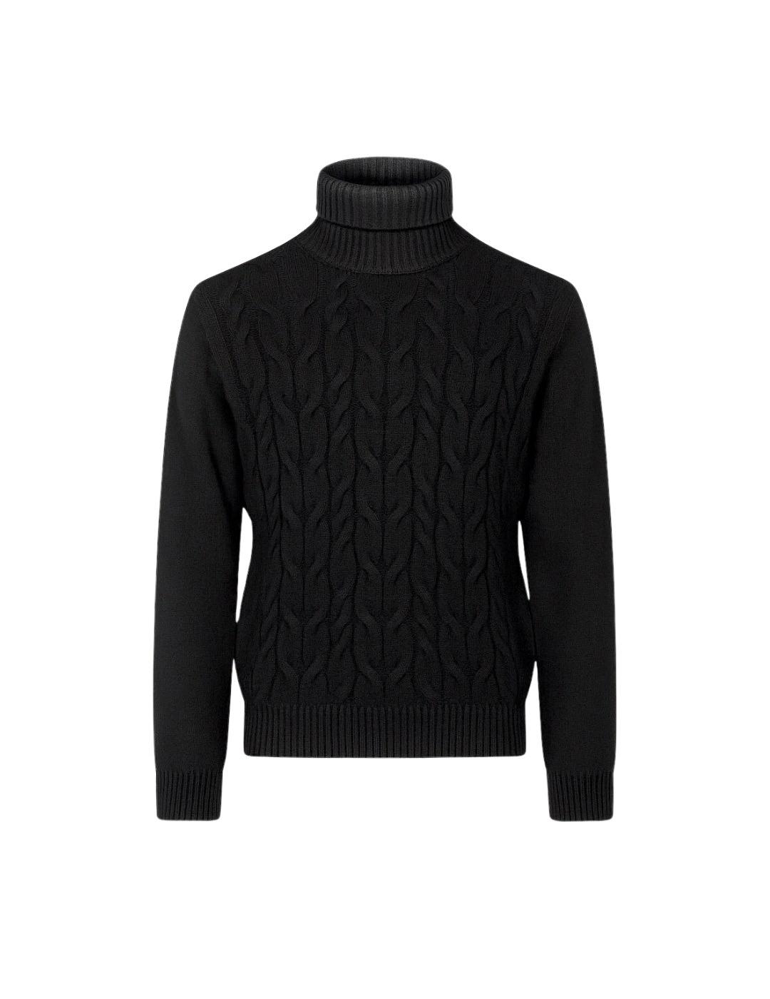 Markup Jersey cuello alto Negro