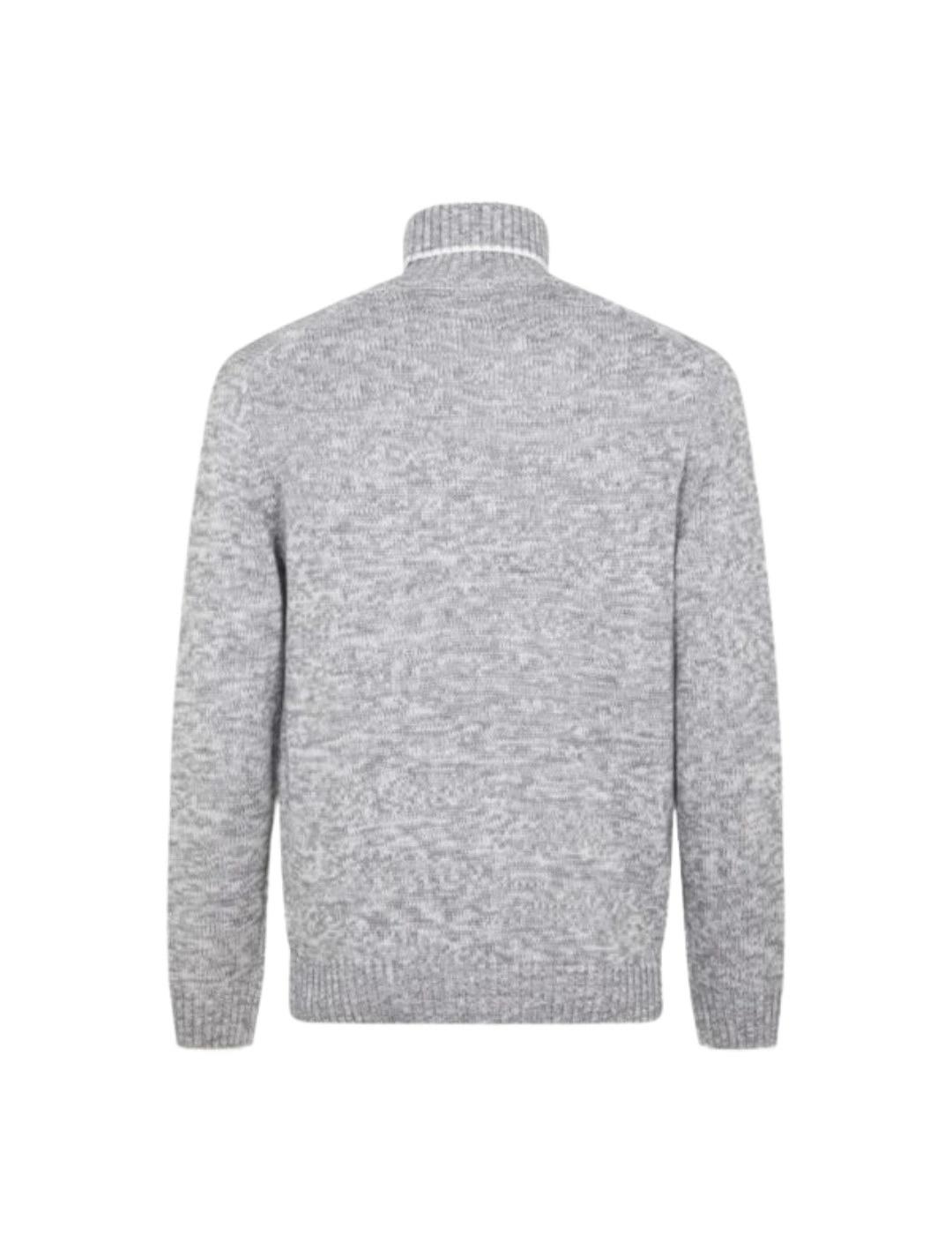 Markup Jersey cuello alto Gris melange