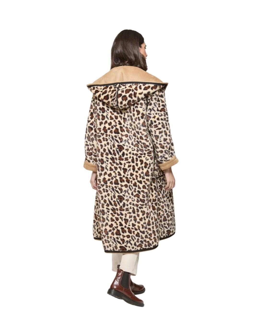 Mercedes De Miguel Abrigo Reversible Ziba Camel