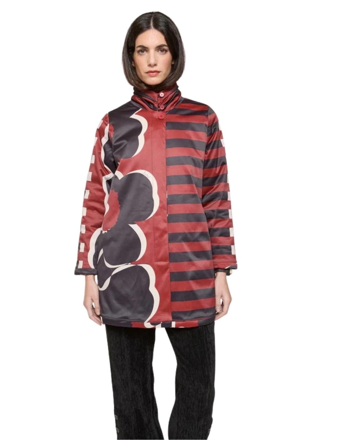 Mercedes De Miguel Gabardina Eris Berenjena