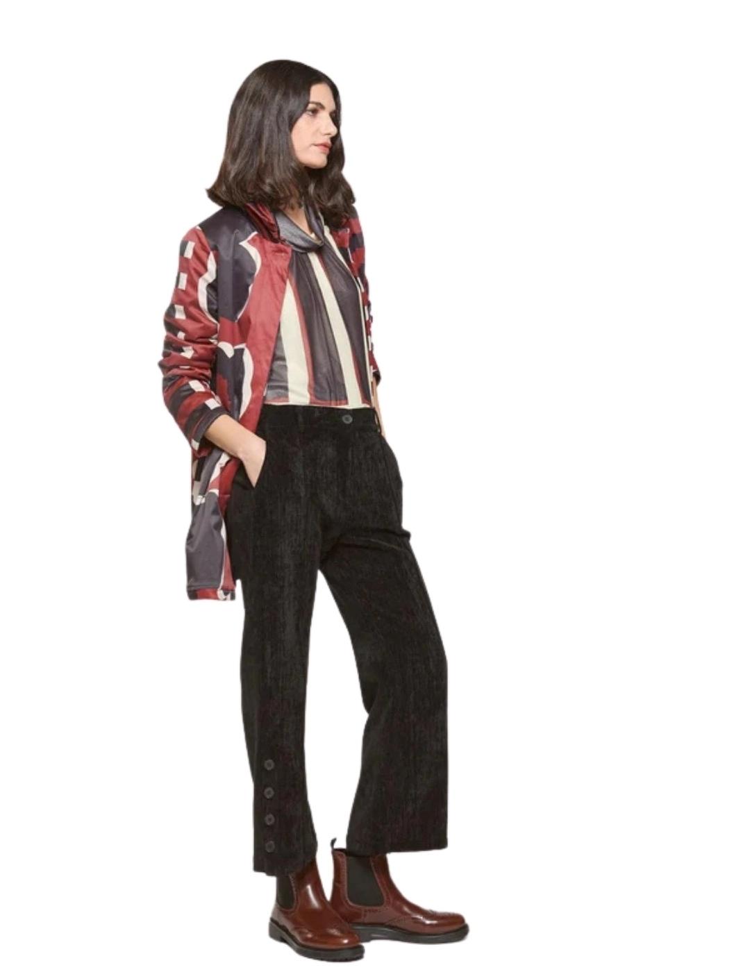 Mercedes De Miguel Gabardina Eris Berenjena