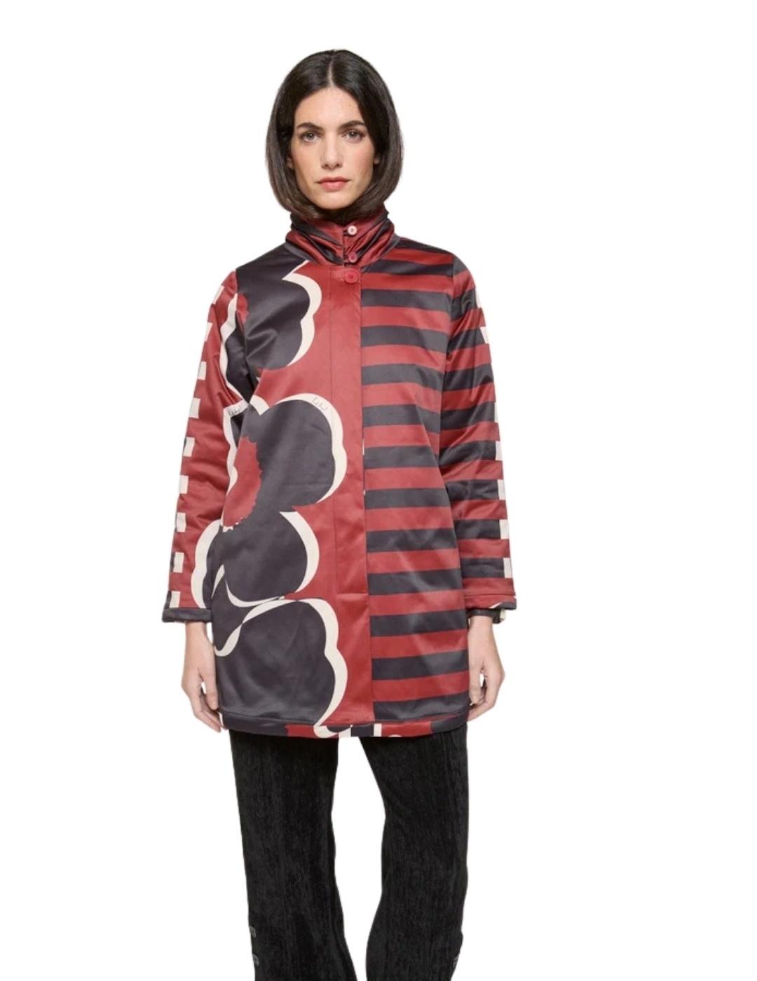 Mercedes De Miguel Gabardina Eris Berenjena