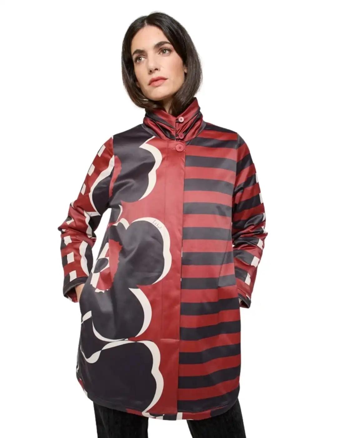 Mercedes De Miguel Gabardina Eris Berenjena