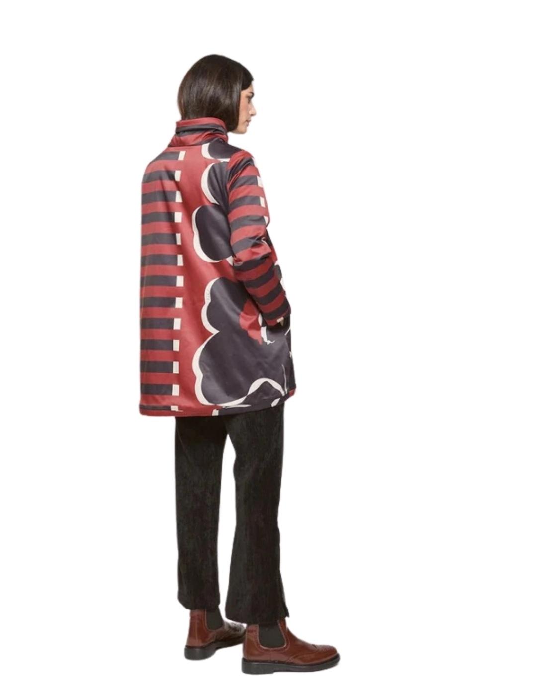 Mercedes De Miguel Gabardina Eris Berenjena