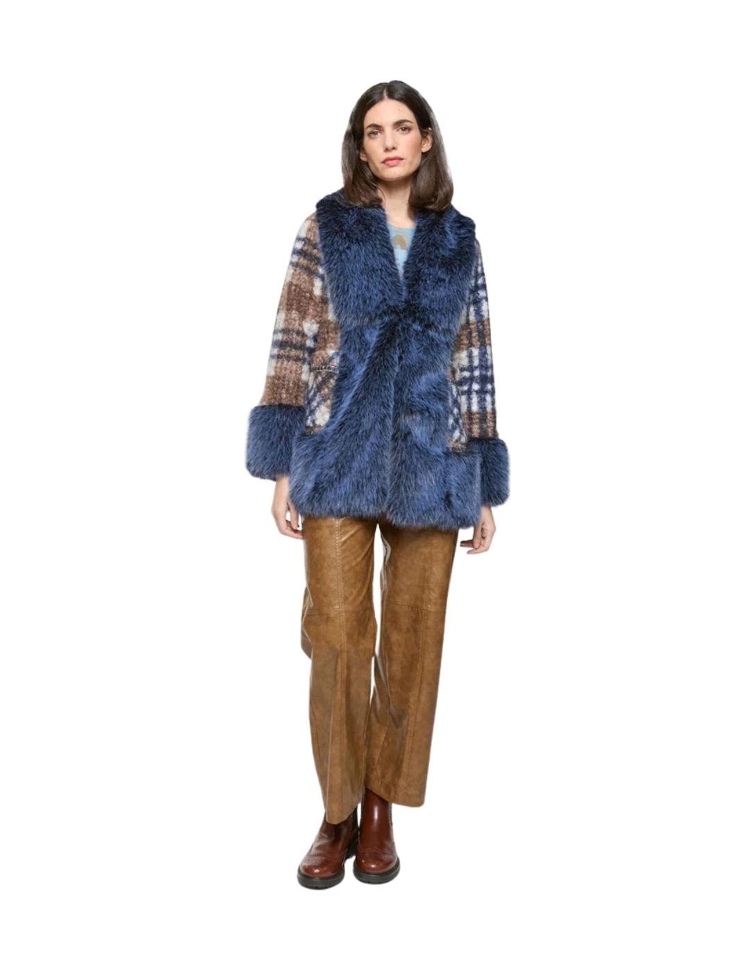 Mercedes De Miguel Chaquetón Ananda Tricolor